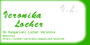veronika locher business card